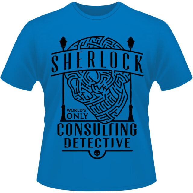 Arte Para Camiseta Sherlock Holmes