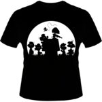 Arte Para Camiseta Snoopy Zombie