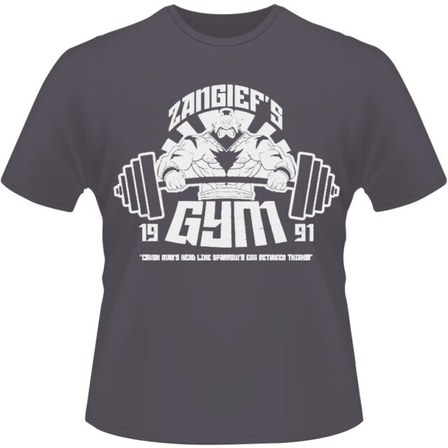 Arte Para Camiseta Street Fighter Zangief Gym