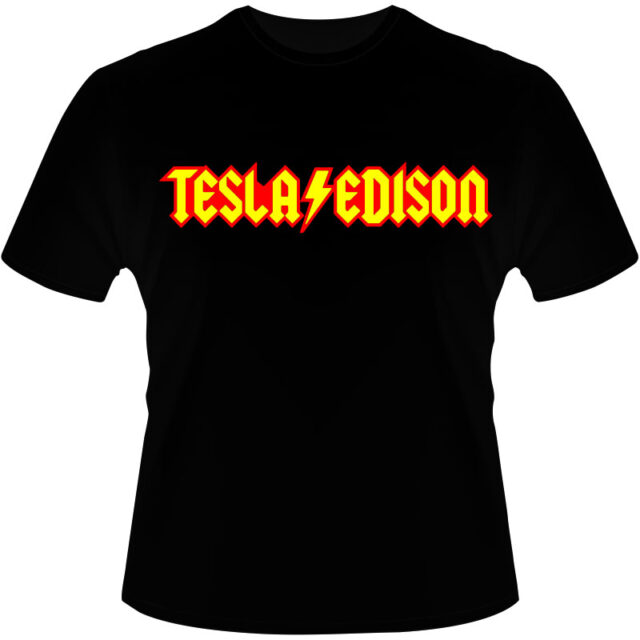 Arte Para Camiseta Tesla Vs Edison