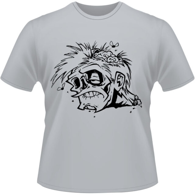 Arte Para Camiseta Zombie Art