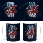 Arte Para Caneca Capitão América Guerra Civil V02