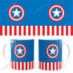 Arte Para Caneca Capitão América V02